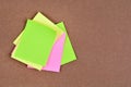 Photo of various colorful papers with space for text Royalty Free Stock Photo