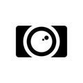 Photo vector icon and photograph symbol illustration. Camera film picture technology and web image sign. Photographer frame lens