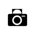 Photo vector icon and photograph symbol illustration. Camera film picture technology and web image sign. Photographer frame lens