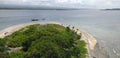 Photo of a very beautiful sea view from the top of Punten Island