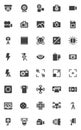 Photo and video vector icons set