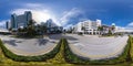 360 photo view of the Diplomat Hollywood Hotel closed for business