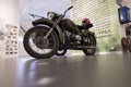 Vintage motorcycle, Ural motorcycle Royalty Free Stock Photo