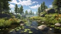 A Photo of Virtual Nature and Environmental Conservation in the Metaverse