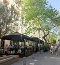 Photo of Voukourestiou pedestrian street in the luxurious neighborhood of Kolonaki, Athens, Greece