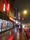 Chinatown Walgreens in the Rain Royalty Free Stock Photo