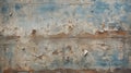 Grunge Wallpaper Texture: Old Wooden Wall With Peeling Paint