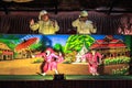 Puppets show in Bagan, Myanmar