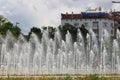 The fountains photo6 of the center of Sofia at the National Palace of Culture suitable for cool Bulgarian beauty