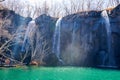 The waterfalls of Changbai mountains Royalty Free Stock Photo