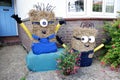 Despicable Minions, entrant in the Chorleywood Scarecrow Trail 2021