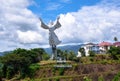 Statue of Christ Blessing in Manado, North Sulawesi Royalty Free Stock Photo