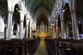 Interior of St Mary Abbots church, Kensington High Street, London Royalty Free Stock Photo