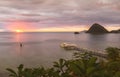 Look at sunset from Paradise Bar, Labuan Bajo, Indonesia Royalty Free Stock Photo