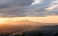 Sunset in Manado city, North Sulawesi Royalty Free Stock Photo