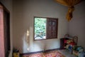 The private room for meditation in buddhist temple