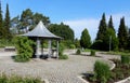 Sommer-house, Park and flowergarden in Villingen-Schwenningen, Germany Royalty Free Stock Photo