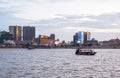 Phnom Penh Sunset Cruise in Cambodia Royalty Free Stock Photo