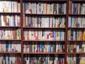 Pioneer Bookstore in Nanjing, China, with crowded books on shelves