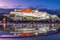 The beautiful Potala Palace night in Lhasa city in china Royalty Free Stock Photo