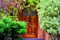 This photo was taken in Queen ParkNorth London. Entrance to a house. Royalty Free Stock Photo