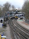 Chiltern Railways train at Rickmansworth Station platform