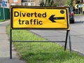 Diverted traffic sign, Rickmansworth