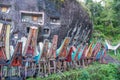 Tombs of Torajan in Sulawesi, Indonesia