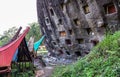 Tombs of Torajan in Sulawesi, Indonesia