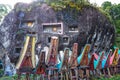 Tombs of Torajan in Sulawesi, Indonesia