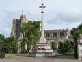 Tring War Memorial and Saint Peter and Saint Paul Parish Church Royalty Free Stock Photo