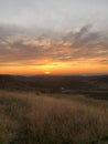 Sunrise on Storm Mountain in Drake Colorado Royalty Free Stock Photo