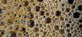 Photo of water bubbles. Colorful bubbles on water surface. Bubbles design and patterns.