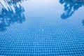 Photo of Water in a swimming pool with sunny reflections Royalty Free Stock Photo