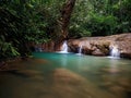 photo of a waterfall by taking using slow speed or long exprosure techniques.