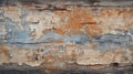 Peeling Wooden Surface With Fading Paint - Hd Texture Background
