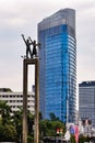 Photo of the welcome statue located in the city of Jakarta, Indonesia