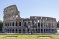 Photo of the West side of the Colosseum seen from Tempio di Venere e Roma in Rome