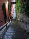 Slippery Exorcist Stairs in the Evening Royalty Free Stock Photo