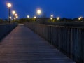 Wetland Walkway at Night