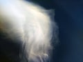 White cloud against blue sky Royalty Free Stock Photo