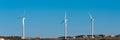 Photo of Wind power installation in sunny day Royalty Free Stock Photo