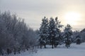 Photo Winter landscape, Russian winter