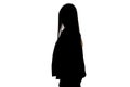 Photo of woman's silhouette - half turned
