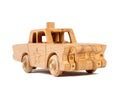 Photo of a wooden car Royalty Free Stock Photo