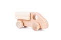 Photo of a wooden car truck made of beech