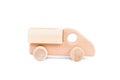 Photo of a wooden car truck made of beech