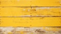 Photo of yellow painted wood planks in close-up