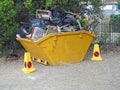 Skip container rubbish garbage junk household debris