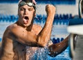 Portrait of young Competitive Swimmer Royalty Free Stock Photo